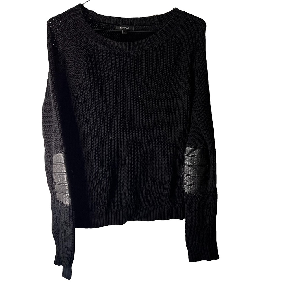 RW&CO black knit sweater